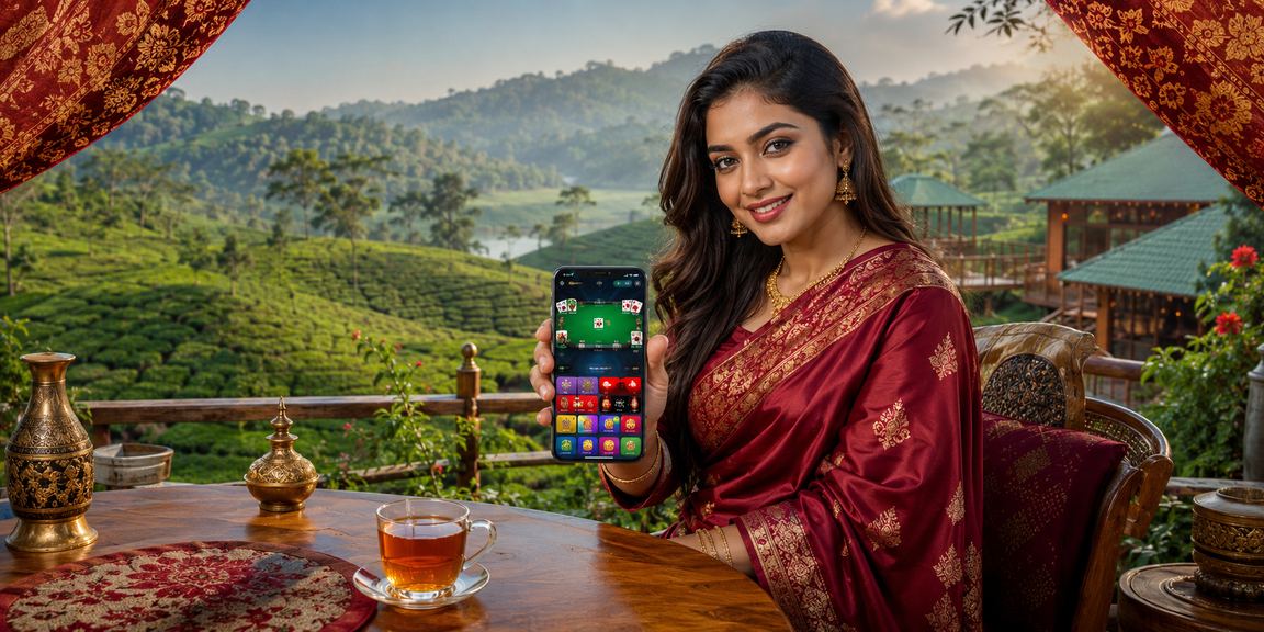 Buying a luxebet Lottery Ticket on Mobile in a Sylhet Tea Garden